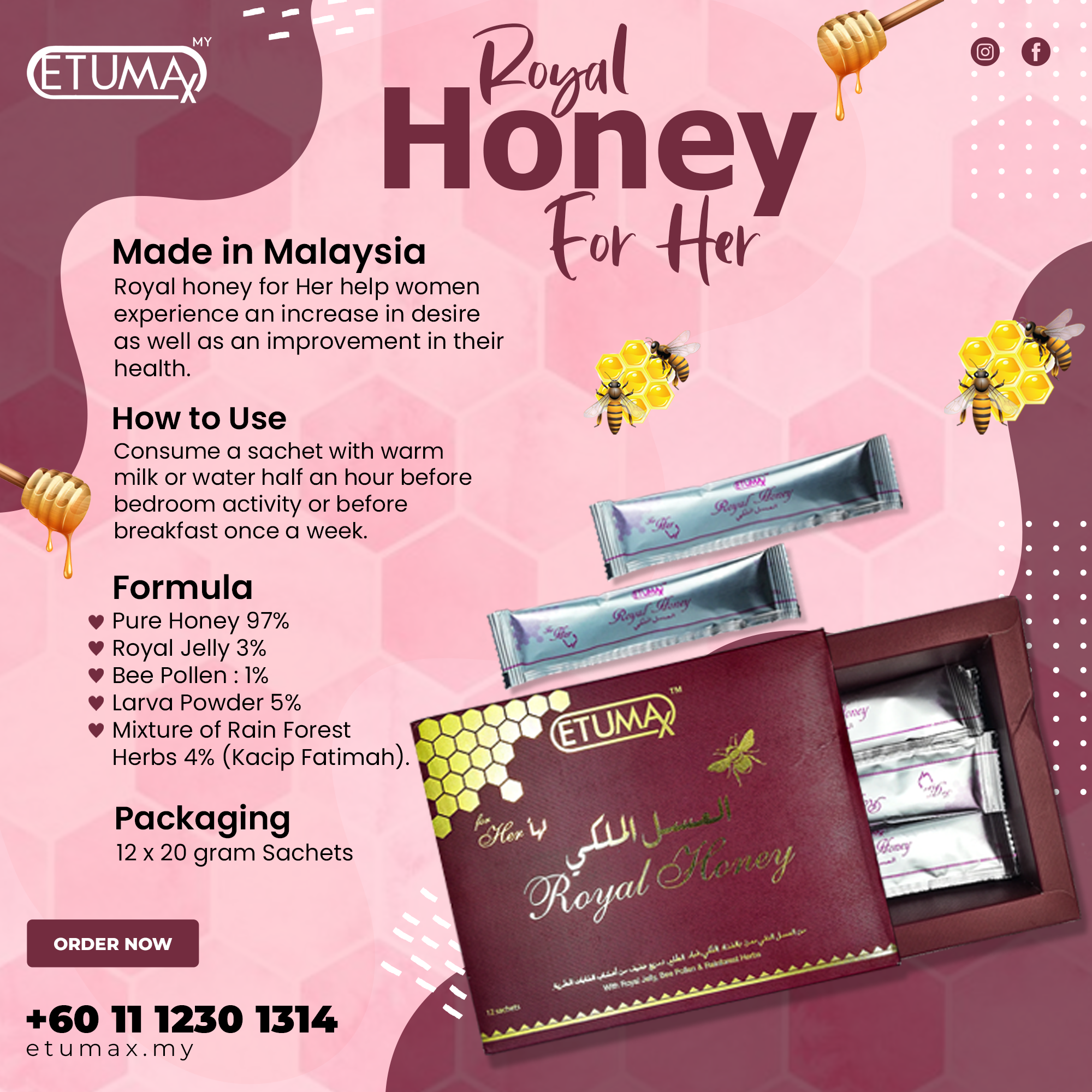 Etumax Royal Honey Dubai