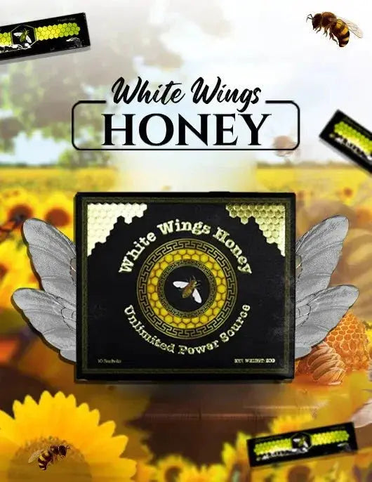 White Wings Royal Honey Pack Natural Vitality & Performance Support - Royal Honey Malaysia Offical White Wings Royal Honey
